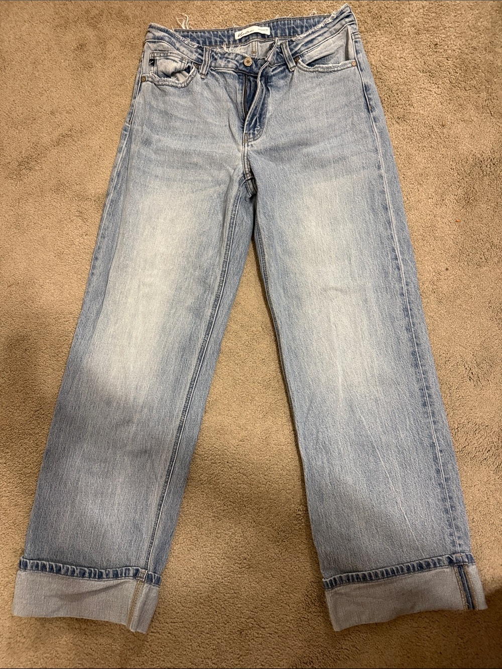 KanCan Light Blue Straight Leg Jeans